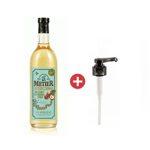 [어라운지] 메티에 헤이즐럿 시럽 750ml 펌프 증정