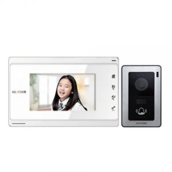 코콤 A지역무료설치 K6B VP-70C 디지털방식 중앙집중 4선식7인치 비디오폰, C지역추가요금(화이트)