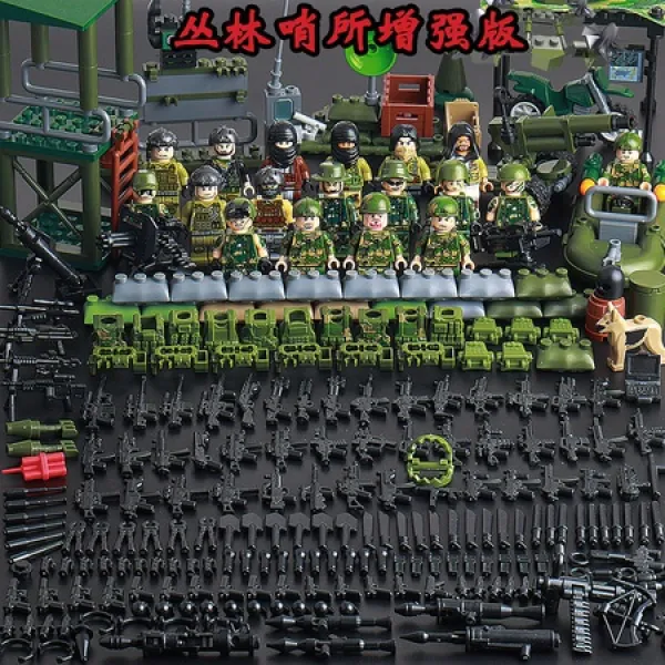 [NYC2020]레고 블록 조립 퍼즐 미니 피겨 군사 PROD150000083관부가세포함가, 악마가 18 명을 쓸다
