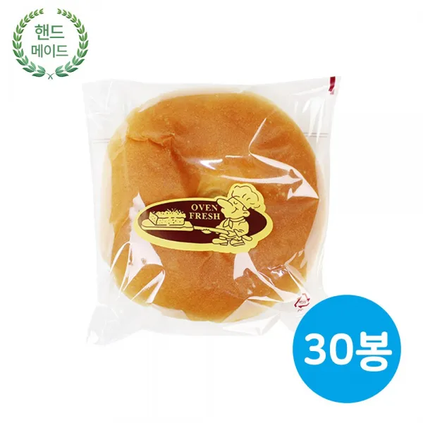 나라브래드 제과점빵 단팥빵 80g, 30개, 90g