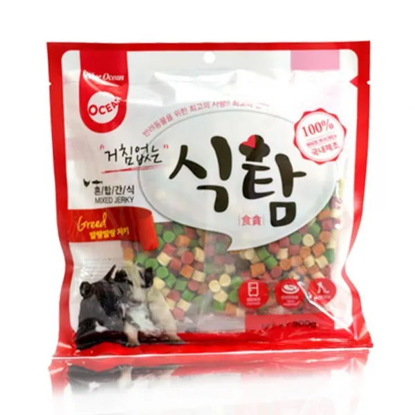 칭찬 애완견져키간식 좋아하는 개고기간식 대용량, 1개