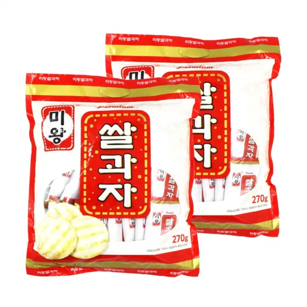 미왕 쌀과자 270g 2개 인기간식 추억의과자, 9999