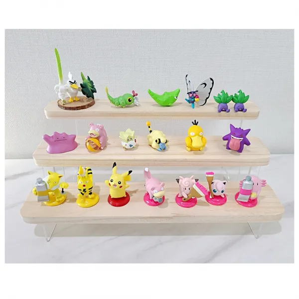 더보이 피규어계단 원목 아크릴계단 받침대 미니피규어 진열장 전시함 진열대 베어브릭스 레고 보관함 정리