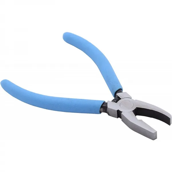 스튜디오 3/20.3 cm FanOut 구부러진 턱은 스테인드 글라스 작업에 대한 신음 펜치를 방지