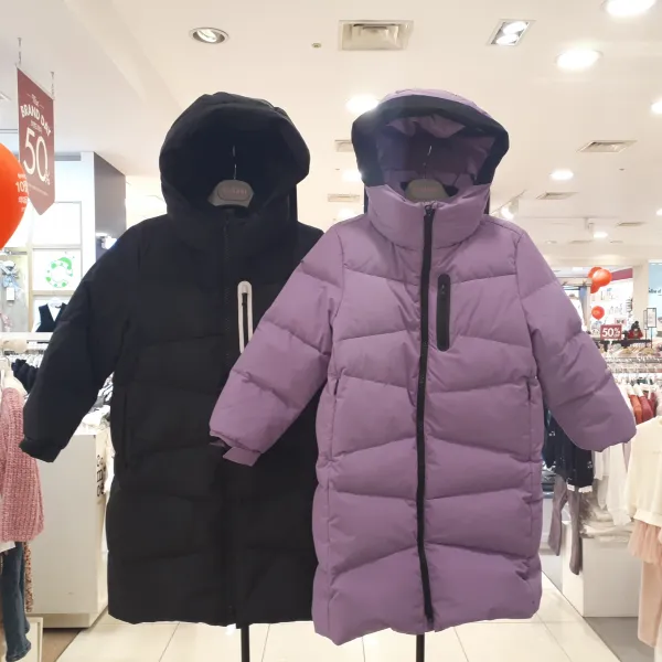 셀덴 [동아 백화점 수성점] [남여공용] 득템 ~~가볍고 따뜻한 롱패딩 다운 유니 롱벤치 파카 EDJD19T52