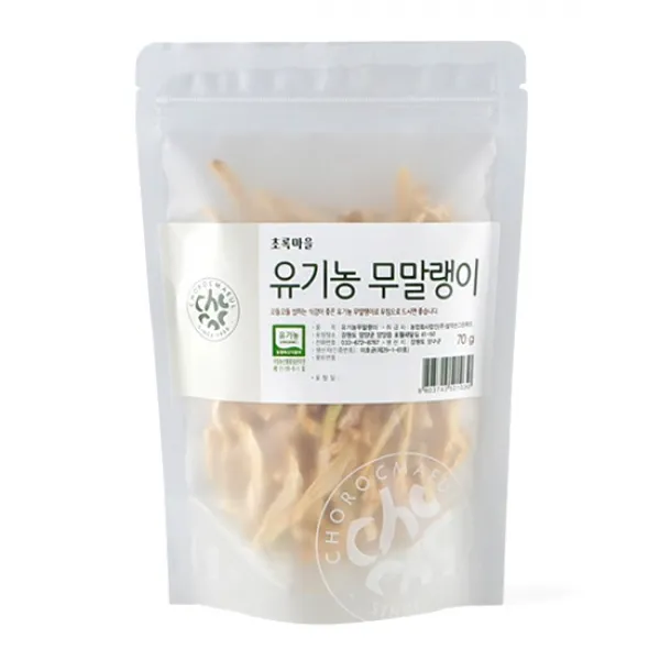초록마을 유기농무말랭이 (70g), 70g, 1개