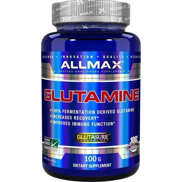 미국직구 ALLMAX GLUTAMINE 100 % 순수 일본 등급 미분화 분말 건강 보조 식품 100g, 1set, 상세참조