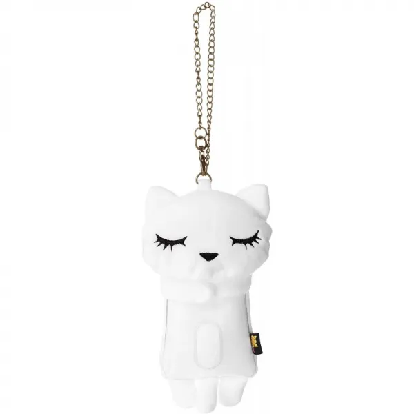  새침데기 푸 짱 정기권 지갑 여성 인형 단면 푸 짱 아이보리