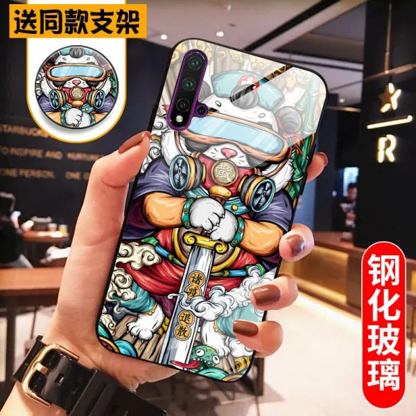 국조 우뢰화 진요 제역 퇴화 nova5pro 손 케이스 nova7 유리 5i pro 4e