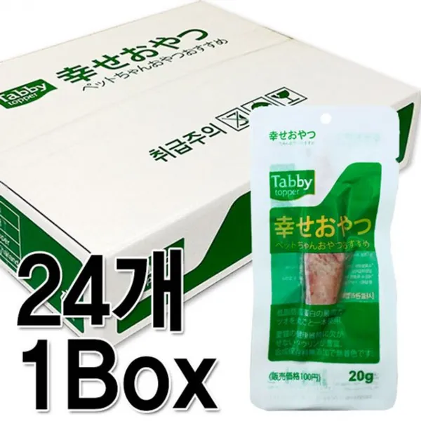 시야와세 오야쯔 (보니또 참치) 20g-24개 1박스, 단일상품