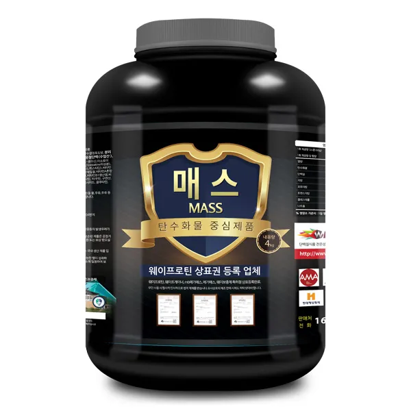 웨이테크 매스 슈퍼칼로리 살찌는보충제 체중증가 탄수화물 헬스보충제/사은품 증정 4kg 1개