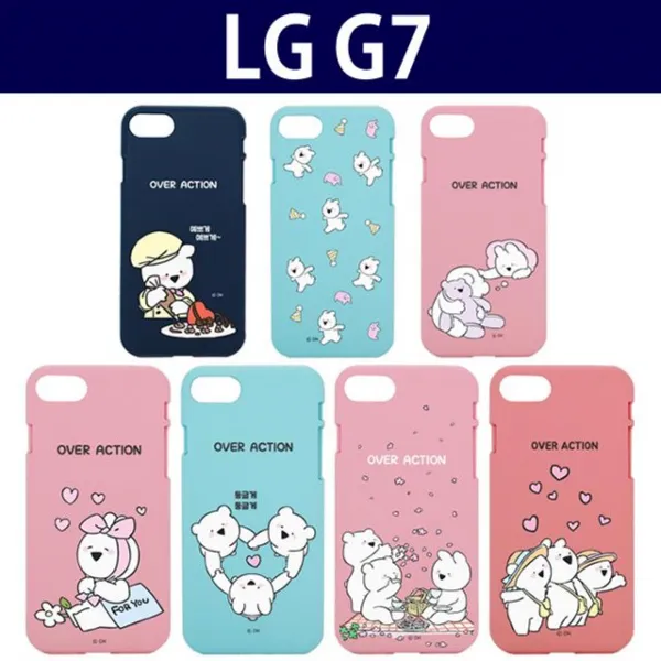 하드 젤리 범퍼 실리콘 케이스/Lg G7 오버액션 소프트 시즌2 젤리 케이스 Lm G710 핸드폰 휴대폰 카드 케이스