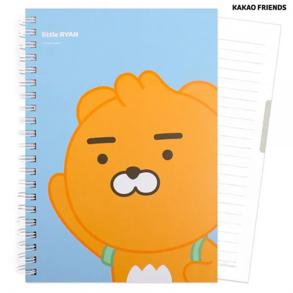 도리파이 카카오 리틀프렌즈 인덱스 스프링노트s 라이언 노트