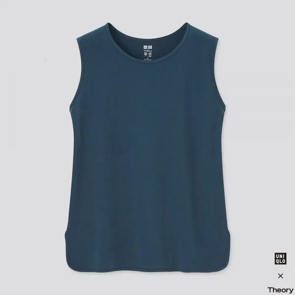 영아직구 THEORY 연판장 여성의류 ISM 민소매 냉 감복 솔리드 무지