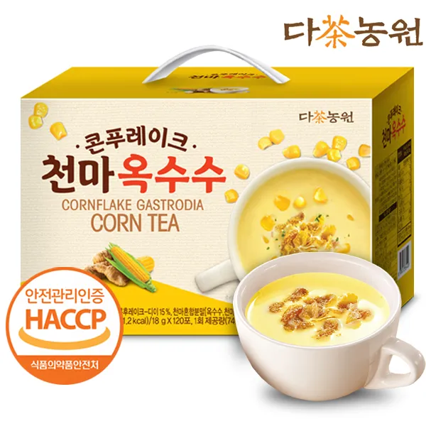 다농원 옥수수담은 콘푸레이크 천마차 120T, 120개입, 18g