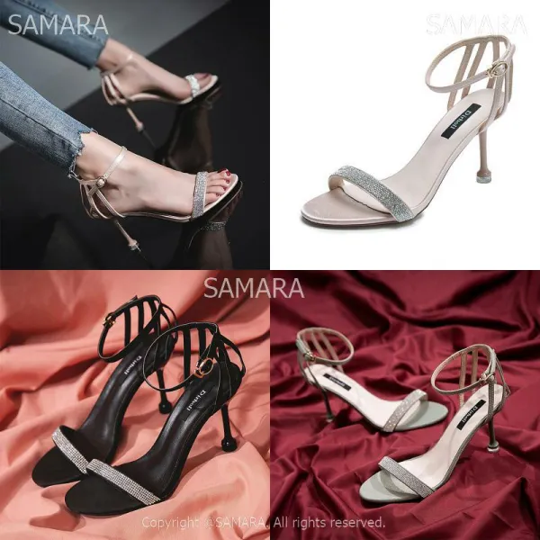 Qterra 특허브랜드 힐 하이힐 샌달 뮬 여름 신상샌들 샌들 여성샌들