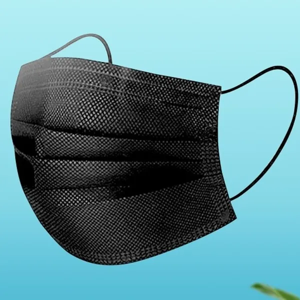 대형 성인용 블랙 일회용마스크 1000매 3중필터 여름마스크 100개