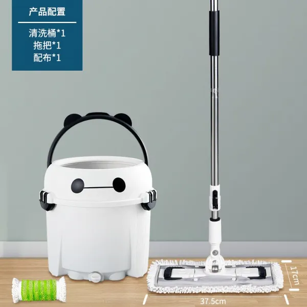 달꿈상회 무료로 손세탁 밀대걸래 가정용 질질끌다 와이드 신기 태블릿 있기 때문이다 천 타일 바닥청소밀대 땅 목 바닥재 면제, 와이드 밀대걸래 _양동이 _한 덩어리