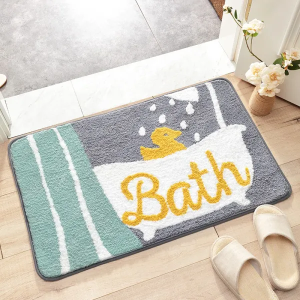 바닥 매트 입실 문입구 도어 패드 홈 침실 발 욕실 화장실 미끄럼 방지 주방 물 흡수 카펫 40x60cm흡수 미끄럼방지