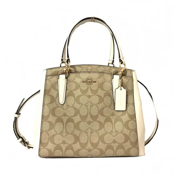  미국 직구 코치 여성용 레더 핸드 숄더 백 Mz156300458092