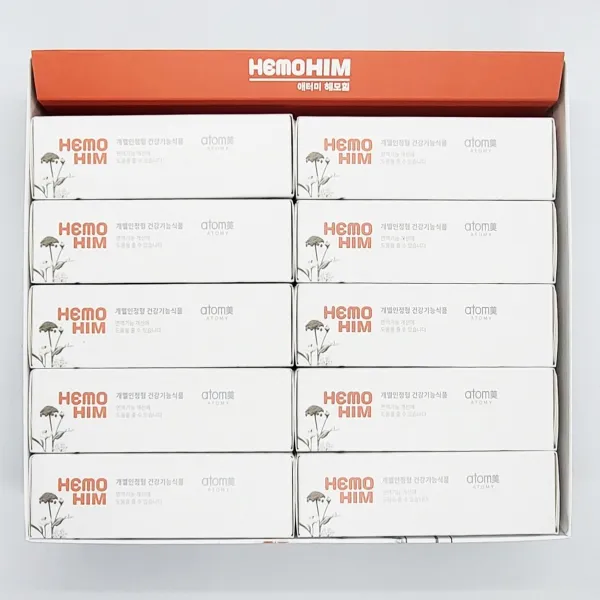 애터미 헤모힘 4박스 240포 헤모임 당일, 20ml
