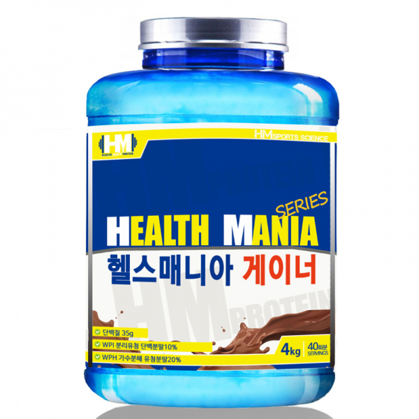 헬스매니아게이너4kg 멸치탈출 5종 곡물탄수화물 4000g 1통