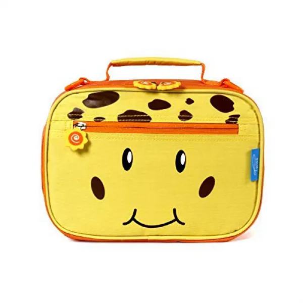 TWISE SIDE-KICK LUNCH BAG FOR SCHOOL OR TRAVEL (GIRAFFE) 학교 또는 여행 (기르다)을위한 양면 사이드 킥 점심 가방, 1