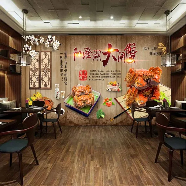 어드민포터 인테리어그림 클래식 페인팅 대갑게 뒤집게 음식점 카고 기함 인테리림 고기게솥 해산물 가게 맟춤제작 시트지 3D, 18D 심리스 경솔하다. 초고가 조각