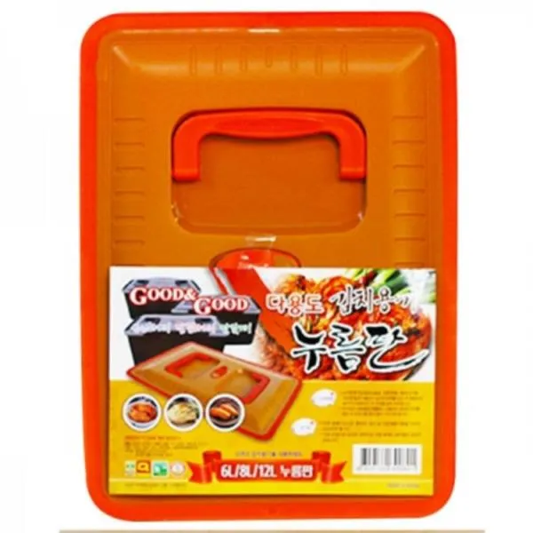 굿앤굿 김치용기누름판 김치통누름판 (6L/8L/12L용)