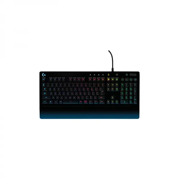 Logicool G 게이밍 키보드 유선 G213 손목 받침대 일본어 배열 멤브레인 키보드 저소음 LIGHTSYNC RGB 국내 정품