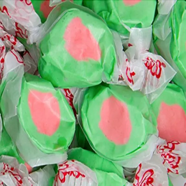All Color Gourmet Salt Water Taffy (Watermelon 1 LB) 올 컬러 미식가 바닷물 Taffy (수박 453.6g)