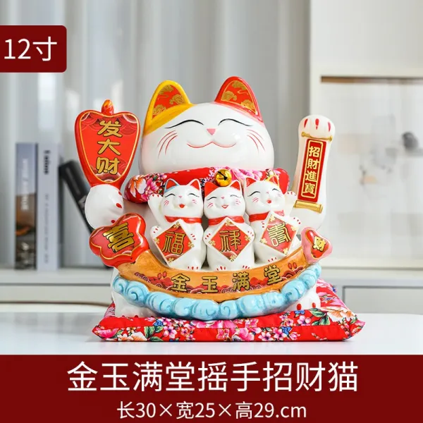 가게 카운터 복고양이 장식 손을흔들다 개업 선물 실내 응접실이 있다 프런트 사무실 기프트 자동 손짓함 2565650832 29cm 고금옥이 방 안에 가득하다.