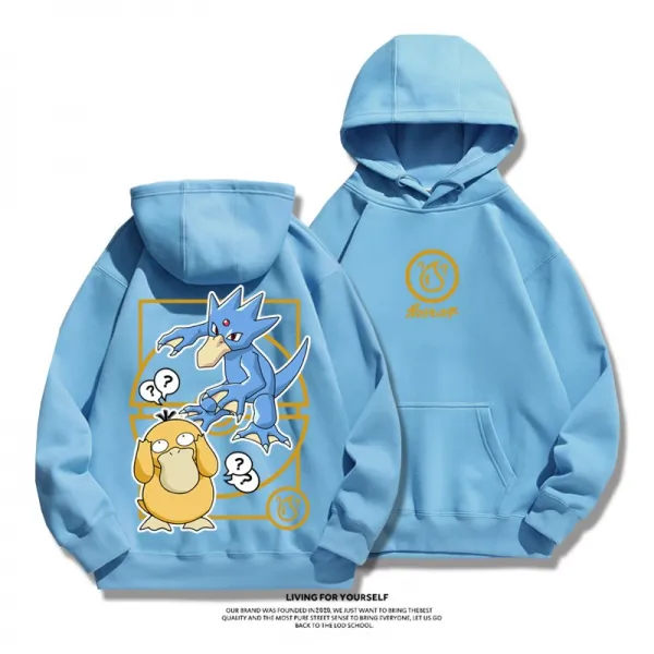 일곱 도달 오리 하염없다 카드 보다 후드티셔츠 남자 트렌드 두터운 융털 겨울 가을 타입 상의