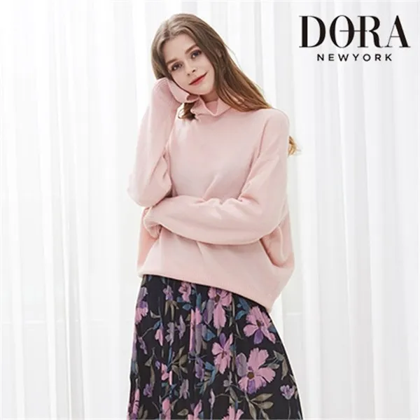 도라뉴욕 플라워 주름 스커트