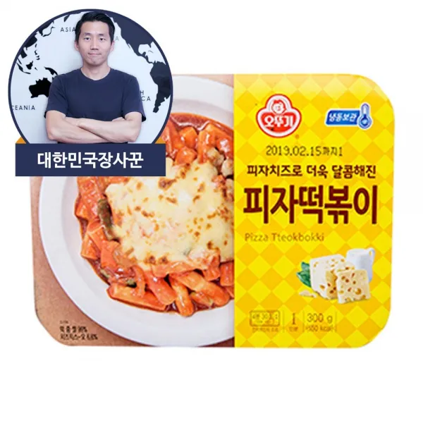 대한민국장사꾼 오뚜기 피자떡볶이 300g, 1개