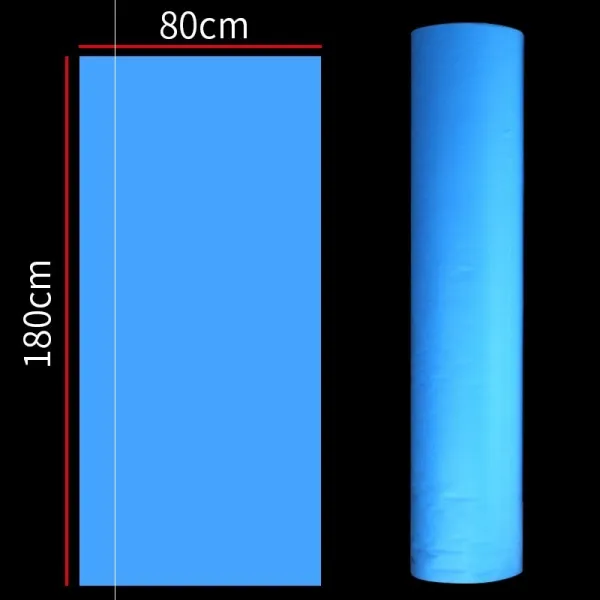 21 신격 텔라스오일 호텔 마당 벌리다 십자 개공금 일회용 침대시트 핑크 구멍을 내다 방습 80 *180 구멍 없음 블루 배기
