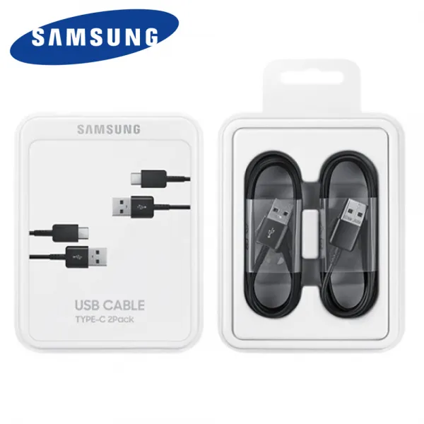 삼성 삼성정품 C타입 고속충전케이블 패키지포장 EP-DG930M 블랙 1.5M 2ea 정품박스