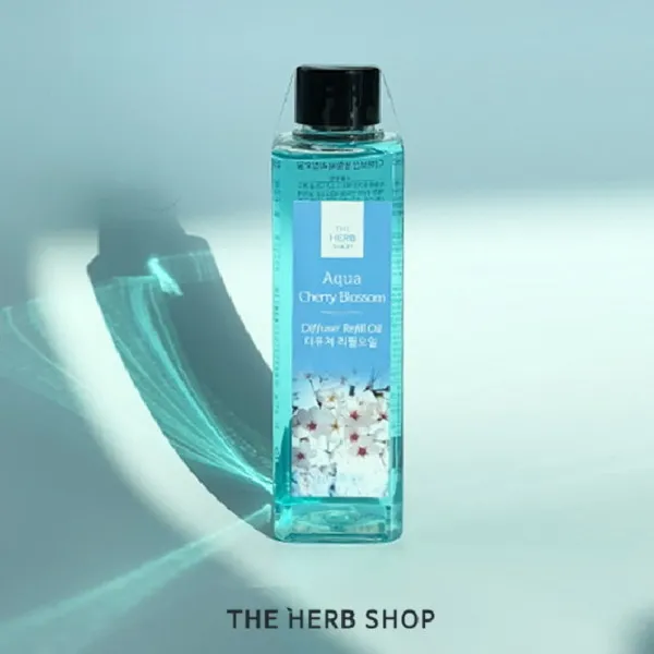  바보사랑 더허브샵 사각 리필 오일 120ml 19종 더허브샵 무료배송 향:아쿠아체리블라썸