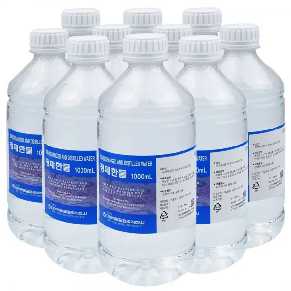 대한약품 대한약품 정제한물 1000ml 10개 정제수 증류수, 단품