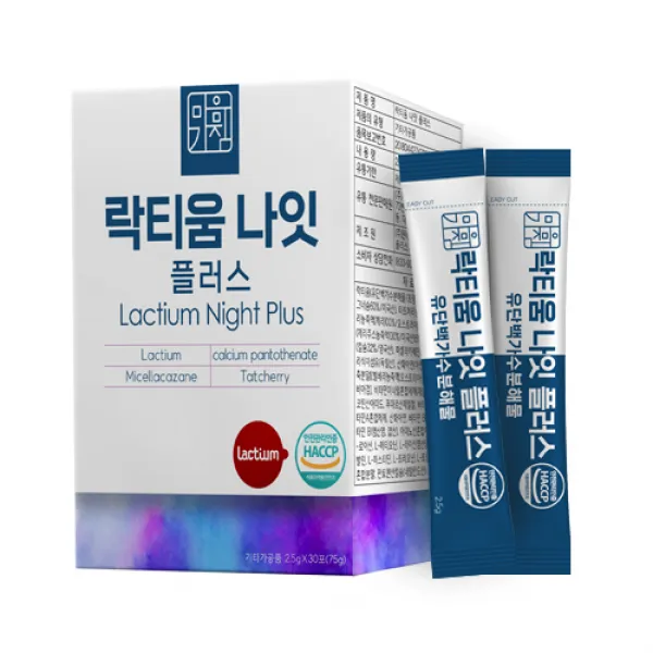 마음가짐 락티움 나잇 플러스 분말 스틱, 1개 x 30포(1개월)
