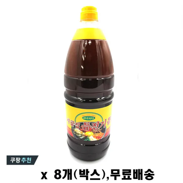 예나지나 시골집 들진기름 1.8Lx 8개,박스, 무료배송, 8개, 1.8L