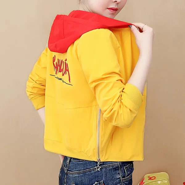 뉴타임즈11 가을 쇼트 프렌치 코트 여성 춘추 스타디움 점퍼 D2a18 53