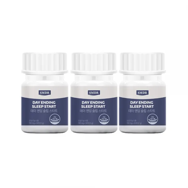 Smdr 데이엔딩슬립스타트 3병 3개월 수면영양제 700mg