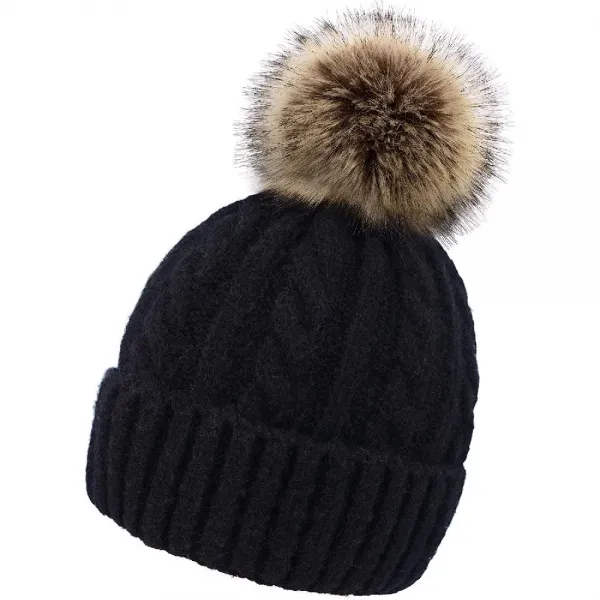 Simplicity 단순성 여자 겨울 비니 모자 케이블 니트 스키 Slouchy 폼은 폼은 비니