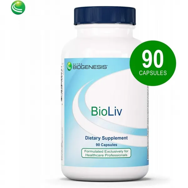 Nutra BioGenesis BioLiv-담즙 흐름 간 건강 및 담낭 기능-90 캡슐을 지원하는 콜린 베타 인 HCl 및 민, 1