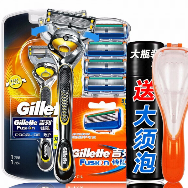 질레트 (Gillette) 면도기 날라리 은치순 면도칼 끝 속도 5 수동 길리 5 층 날림 남성 정장 칼날 1 칼대 1 칼 (증정봉 4, 단일상품