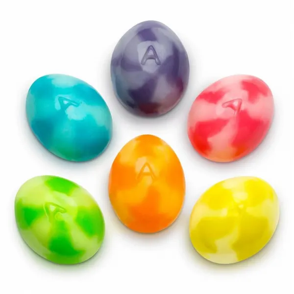 Candy Retailer 껌알을 염색한 사탕 소매상 1파운드 Dyed Gummy Eggs 1 Lb