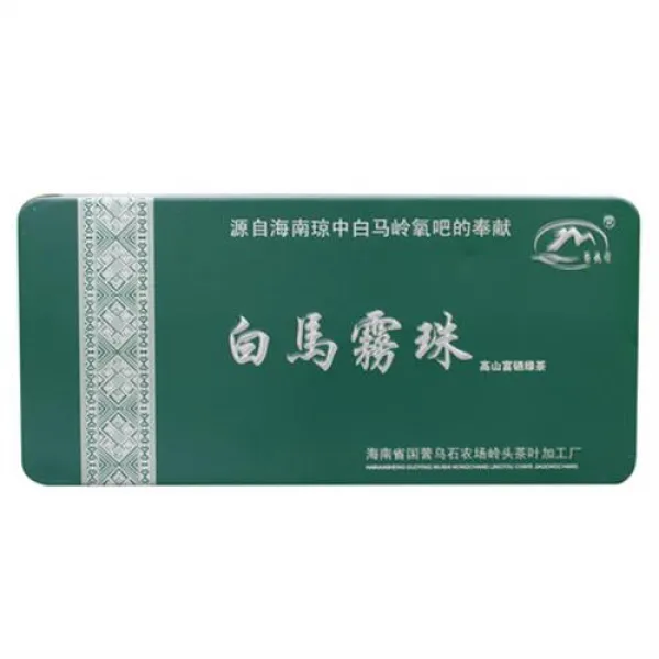 하이난차 백마무주 해남농간경중 운무차 티베닐렌 150g 운무녹차철함 선물 증정, 단일상품