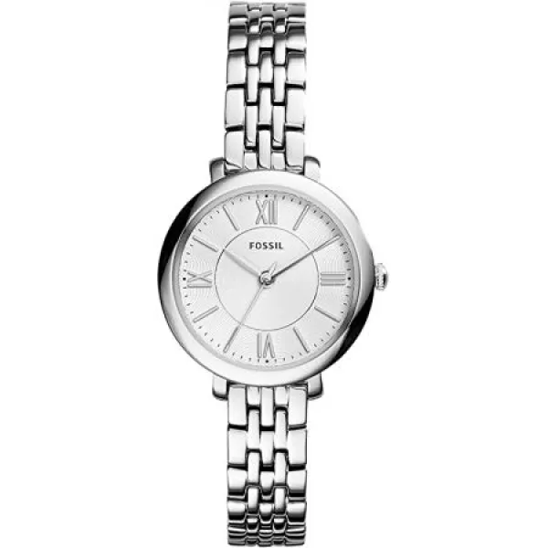 Fossil 여성 재클린 미니 스테인리스 스틸 드레스 쿼츠 시계 999999254312