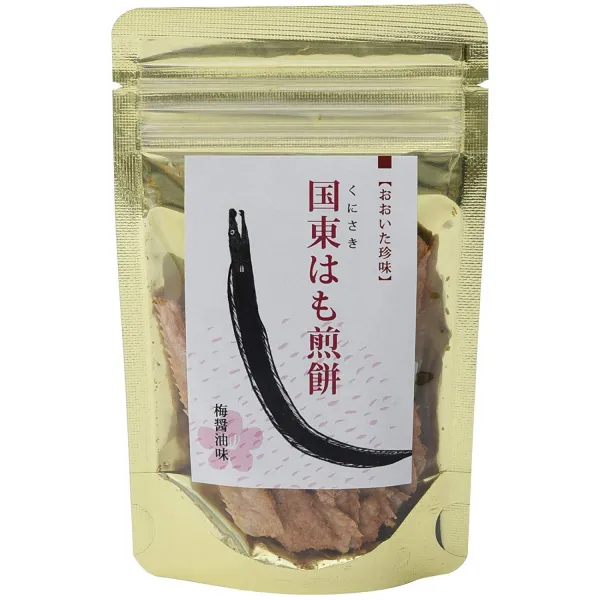 国東ゴコク堂 国東はも煎餅 梅醤油味 15g 국동 호국 당 사키는도 전병 매실 간장 맛 15g 1
